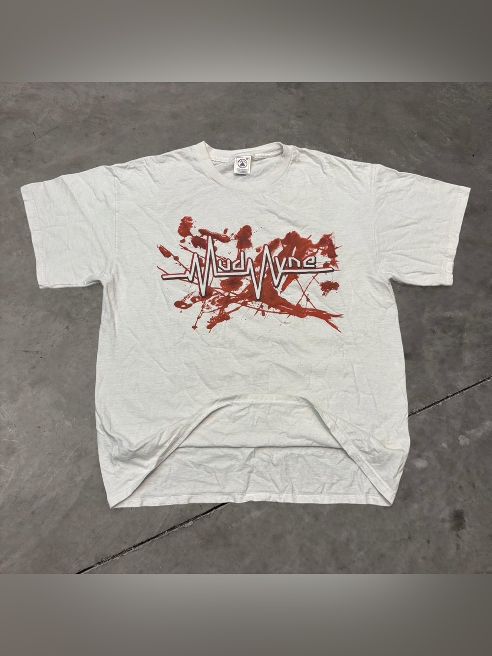 RARE vintage 2001 mudvayne bloody butcher band tshirt
